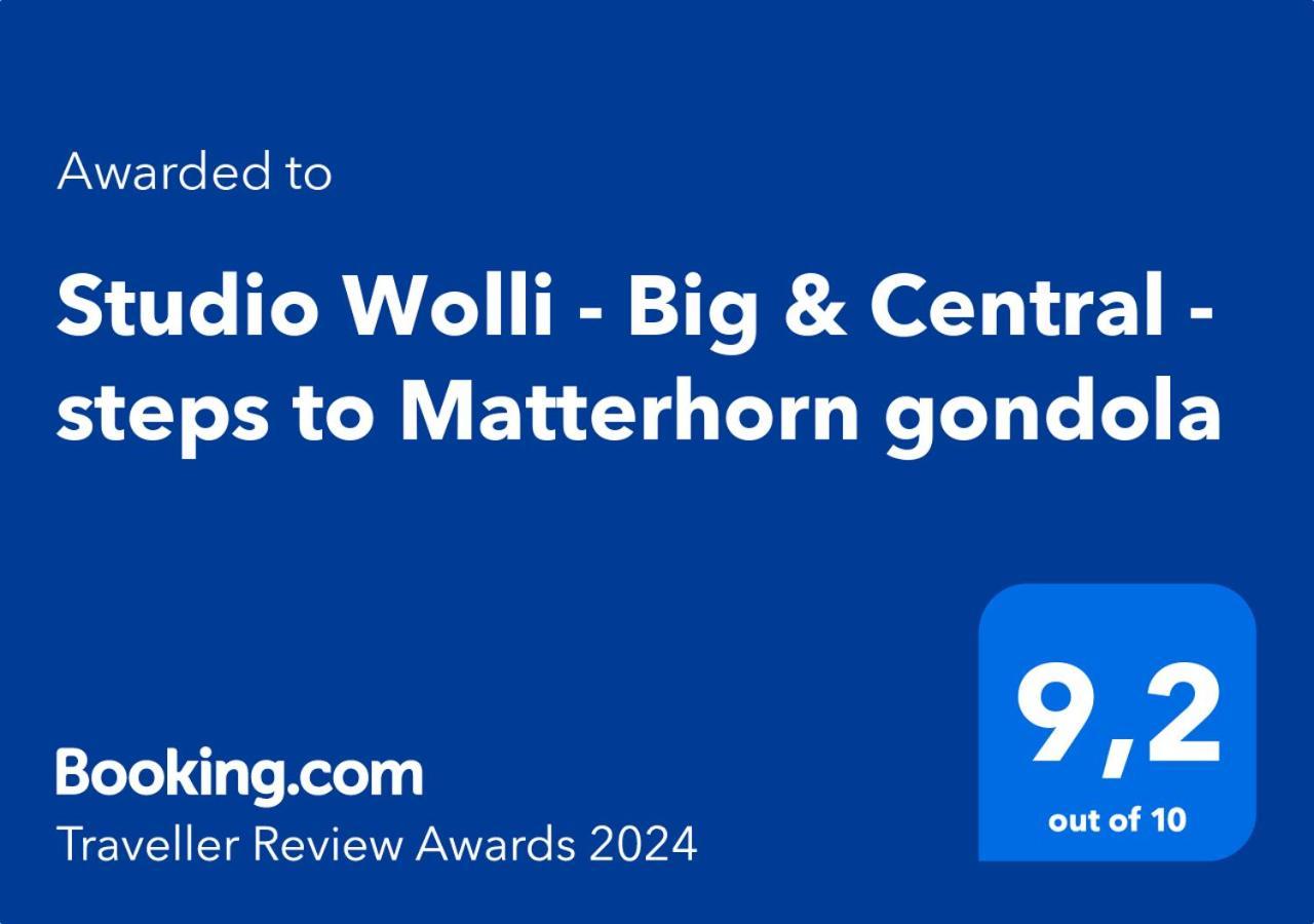 Studio Wolli - Stylish & Central - Steps To Matterhorn Gondola Zermatt Luaran gambar