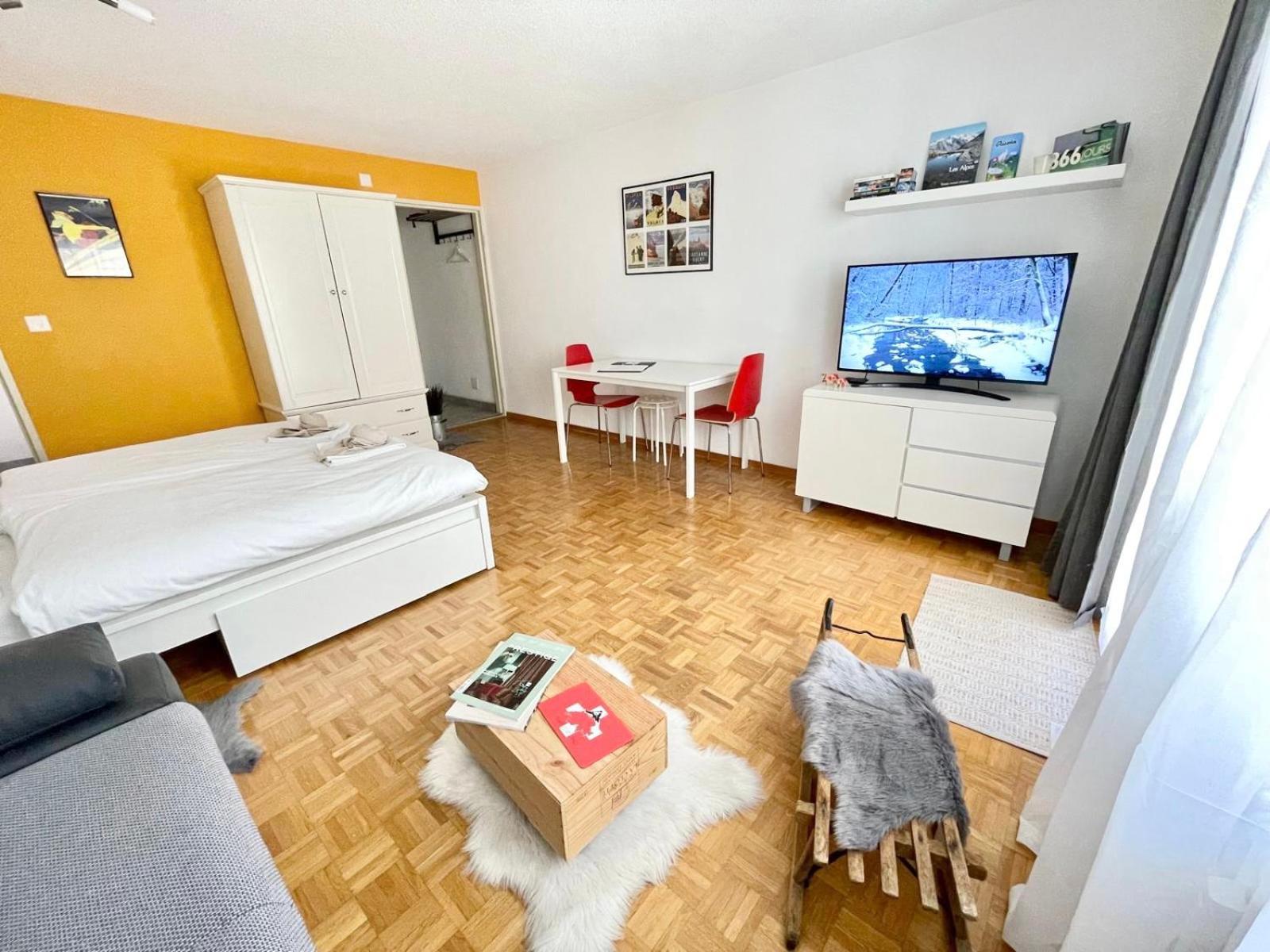 Studio Wolli - Stylish & Central - Steps To Matterhorn Gondola Zermatt Luaran gambar